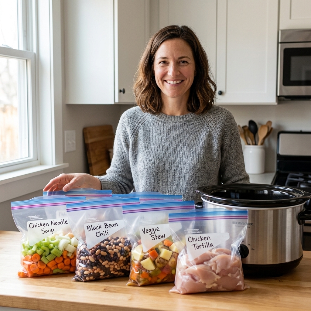 12 Freezer-to-Crockpot Soup Bags