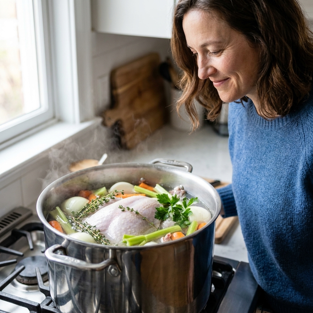 Turkey Carcass Soup