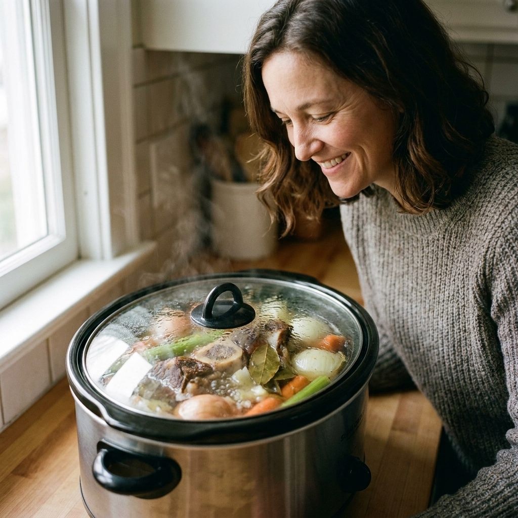 24-Hour Slow Cooker Bone Broth